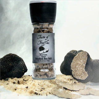 Smoked Sea Salt Infused with Black Truffle