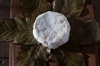 O’Banon Bourbon-Soaked Chestnut Leaf-Wrapped Goat Cheese