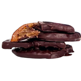 Mirzam 62% Dark Chocolate Coated Oranges Infused with Cloves and Cinnamon