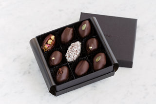Mirzam Dark Chocolate Dates (9-pieces)